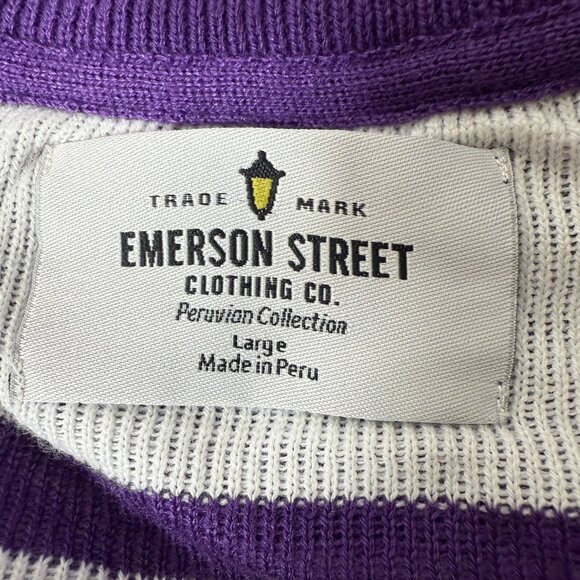 K State Emerson Street Clothing Co. Purple & White Aztec Size Large - Picture 2 of 8